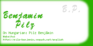 benjamin pilz business card